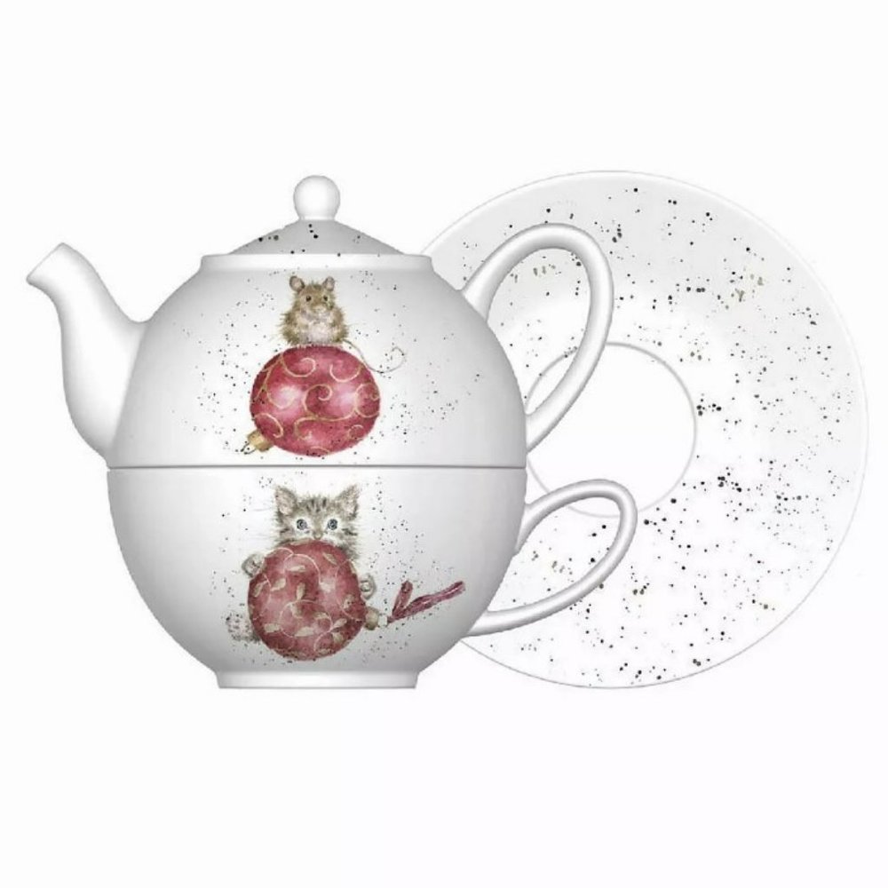 Royal Worcester Wrendale Designs Holiday Tea for One with Saucer
